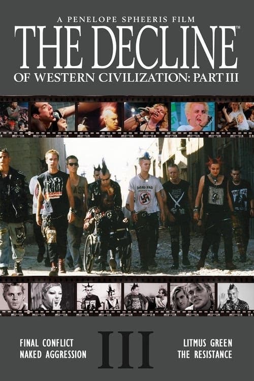 Movie poster for The Decline of Western Civilization Part III