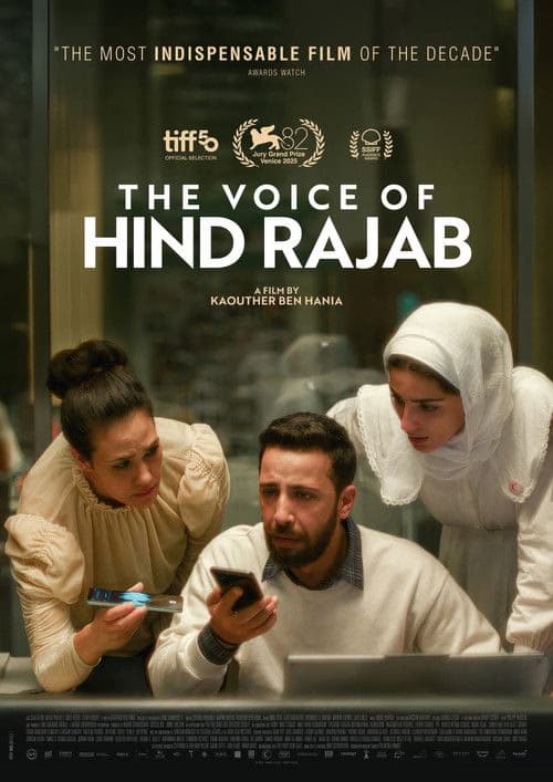 Filmaffisch for Hind Rajab - rösten från Gaza