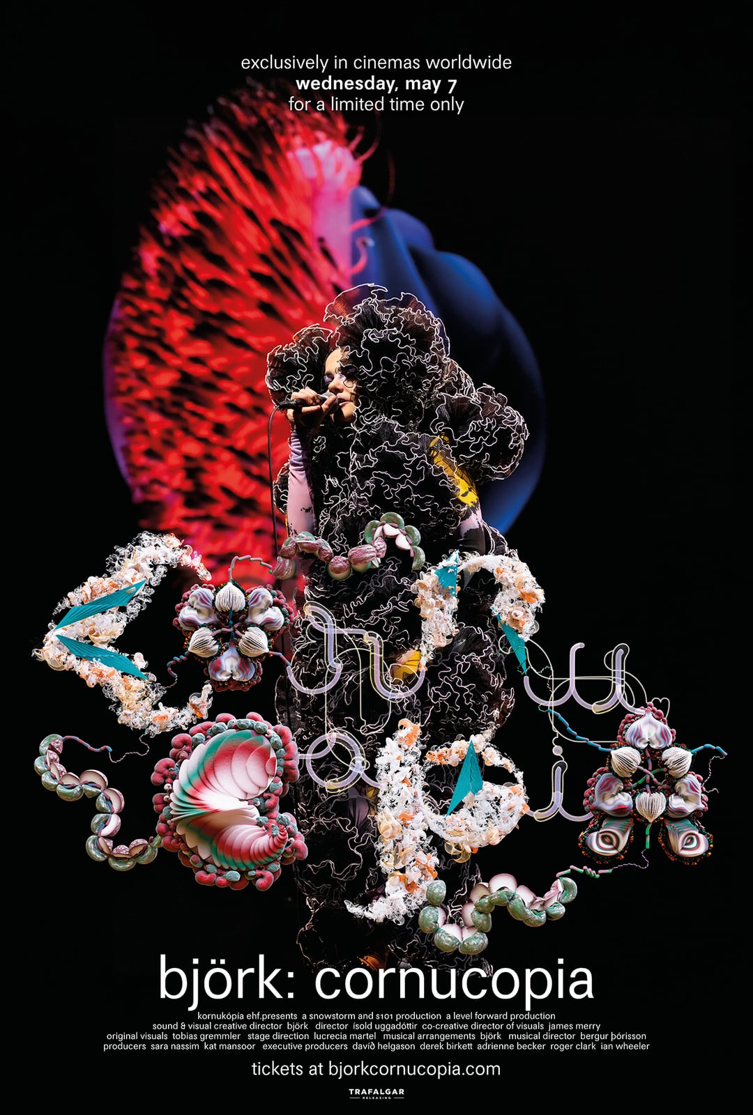 Filmaffisch for Björk: Cornucopia