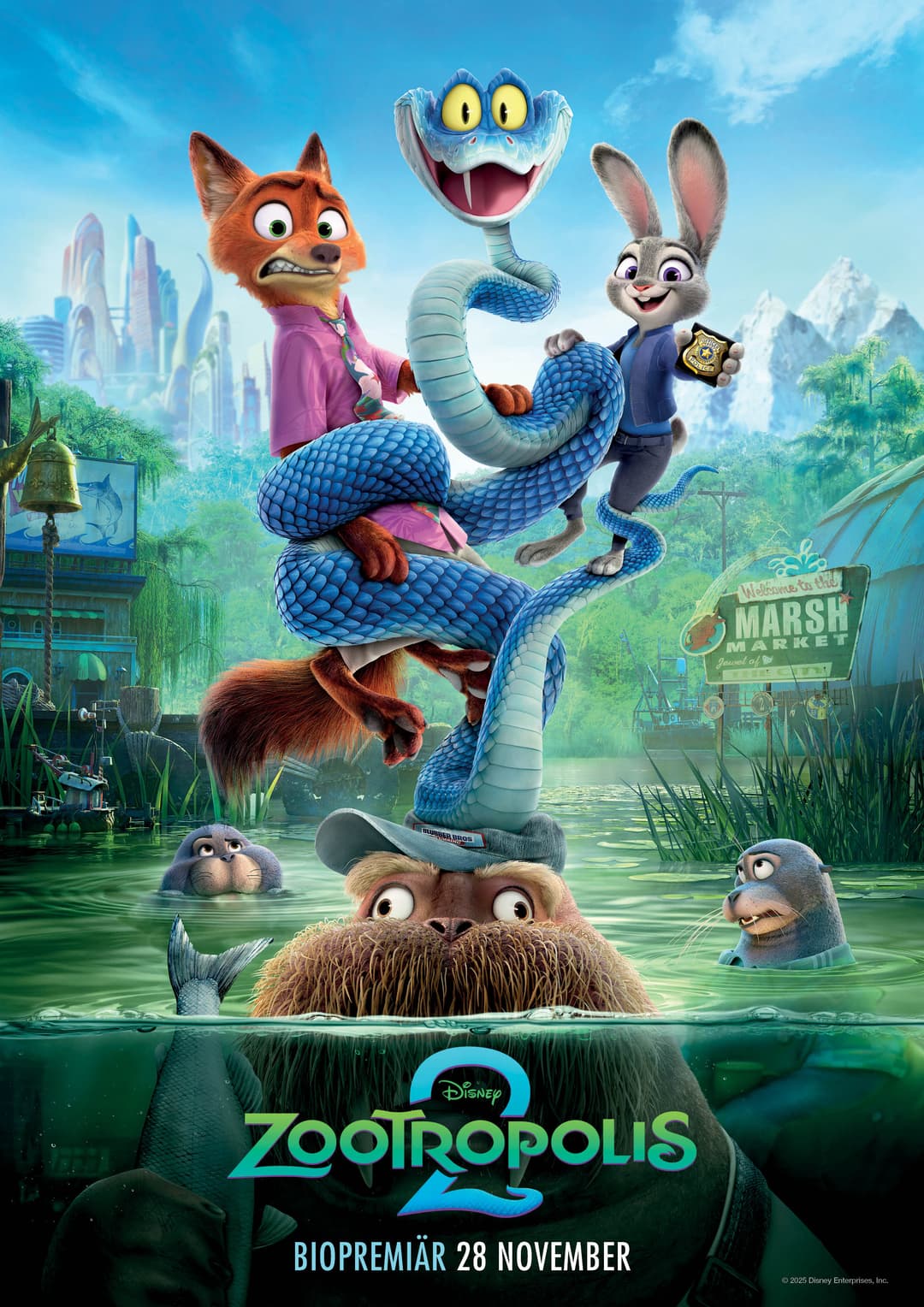 Filmaffisch for Zootropolis 2